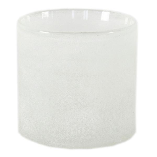 Frost lyslykt 12x12 cm white