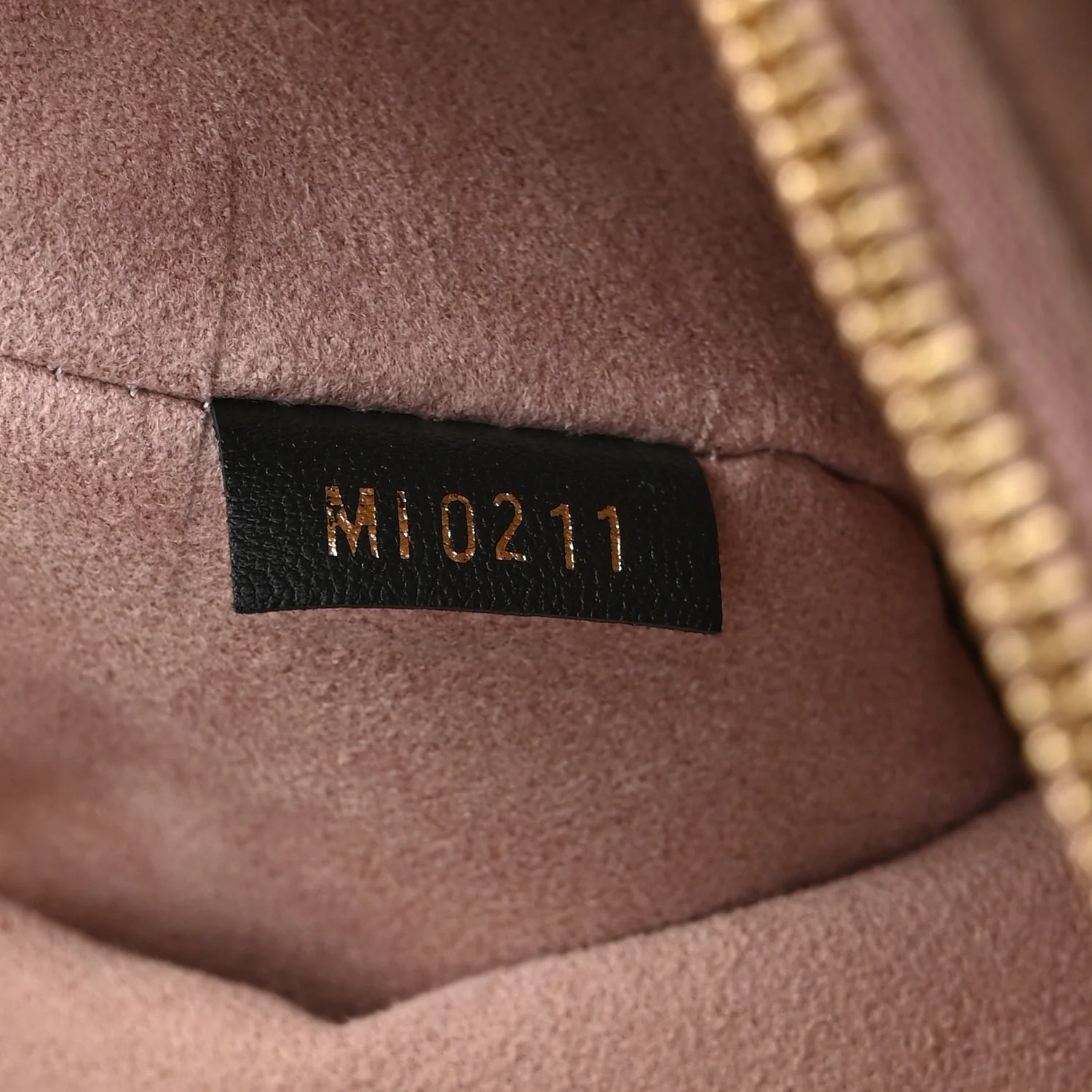 Lambskin Embossed Monogram Coussin PM Black