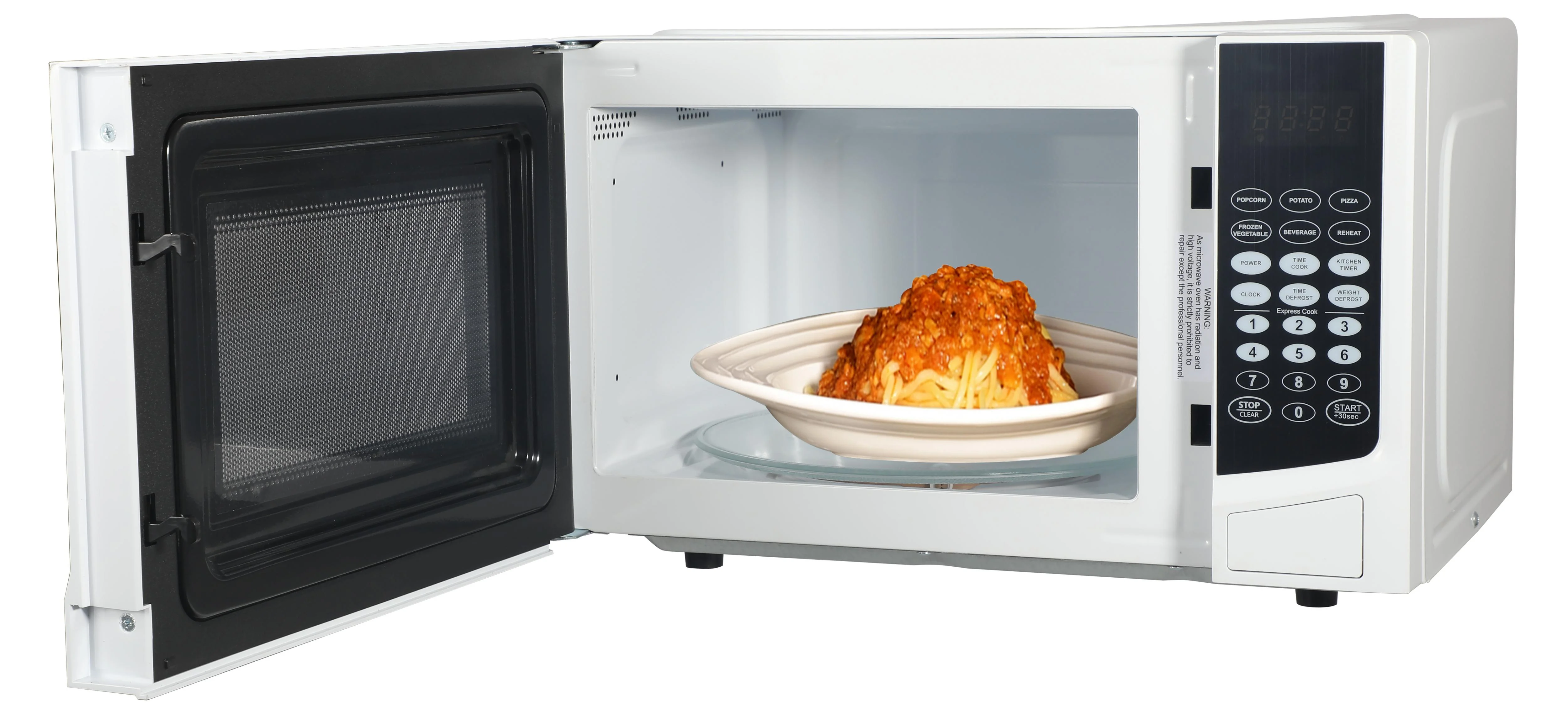 Emerson 0.9 Cu. Ft. 900 Watt, White Microwave Oven with Touch Control, MW9255W