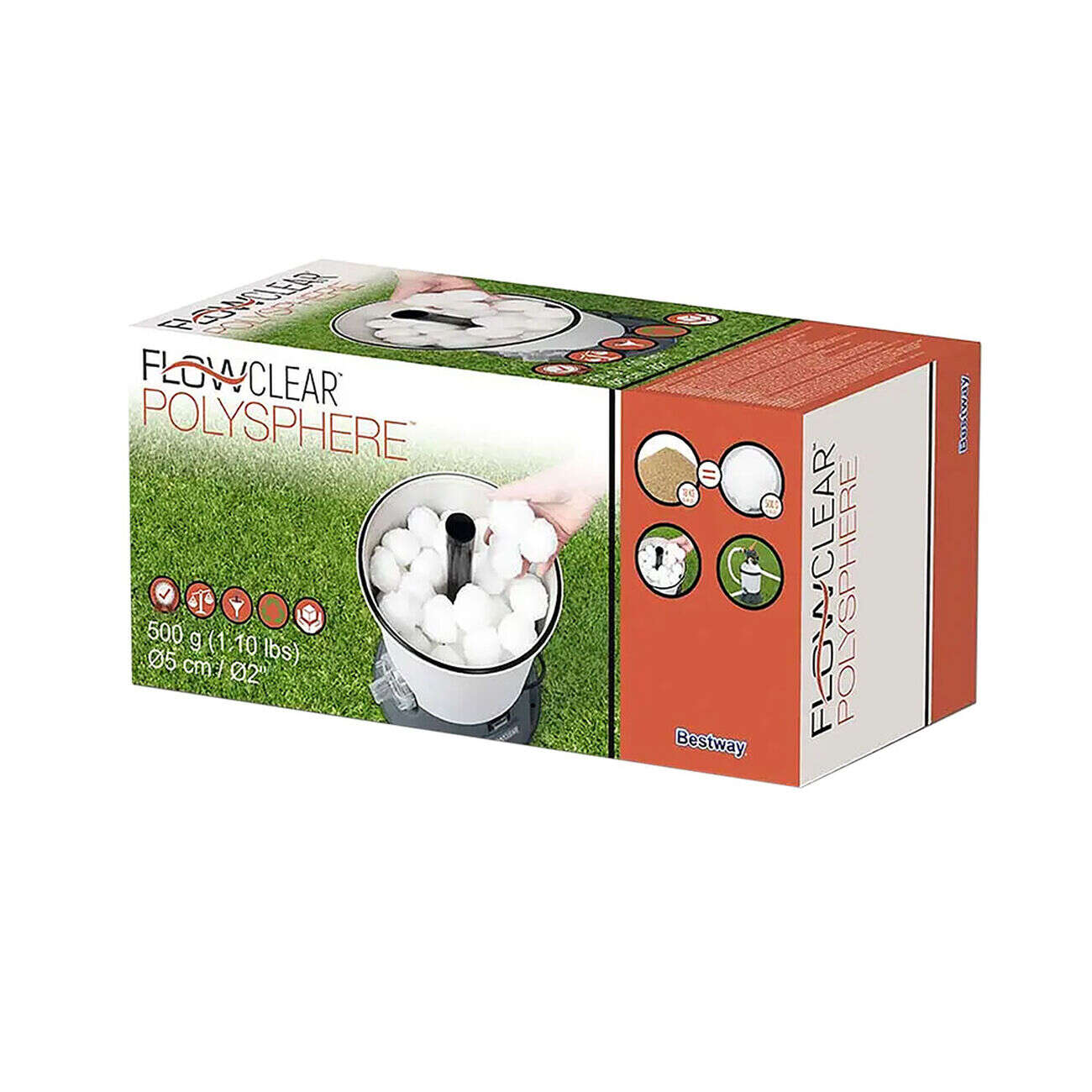 Balles polysphère pour filtre à sable 500g