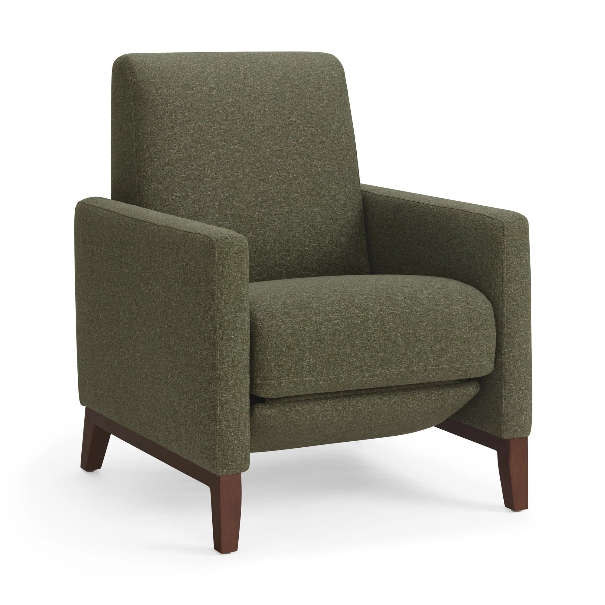 Better Homes & Gardens Reading Push Back Recliner, Olive