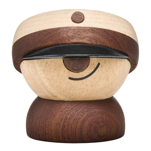 Student trefigur 4,5 cm gummitre/sapele/lønn