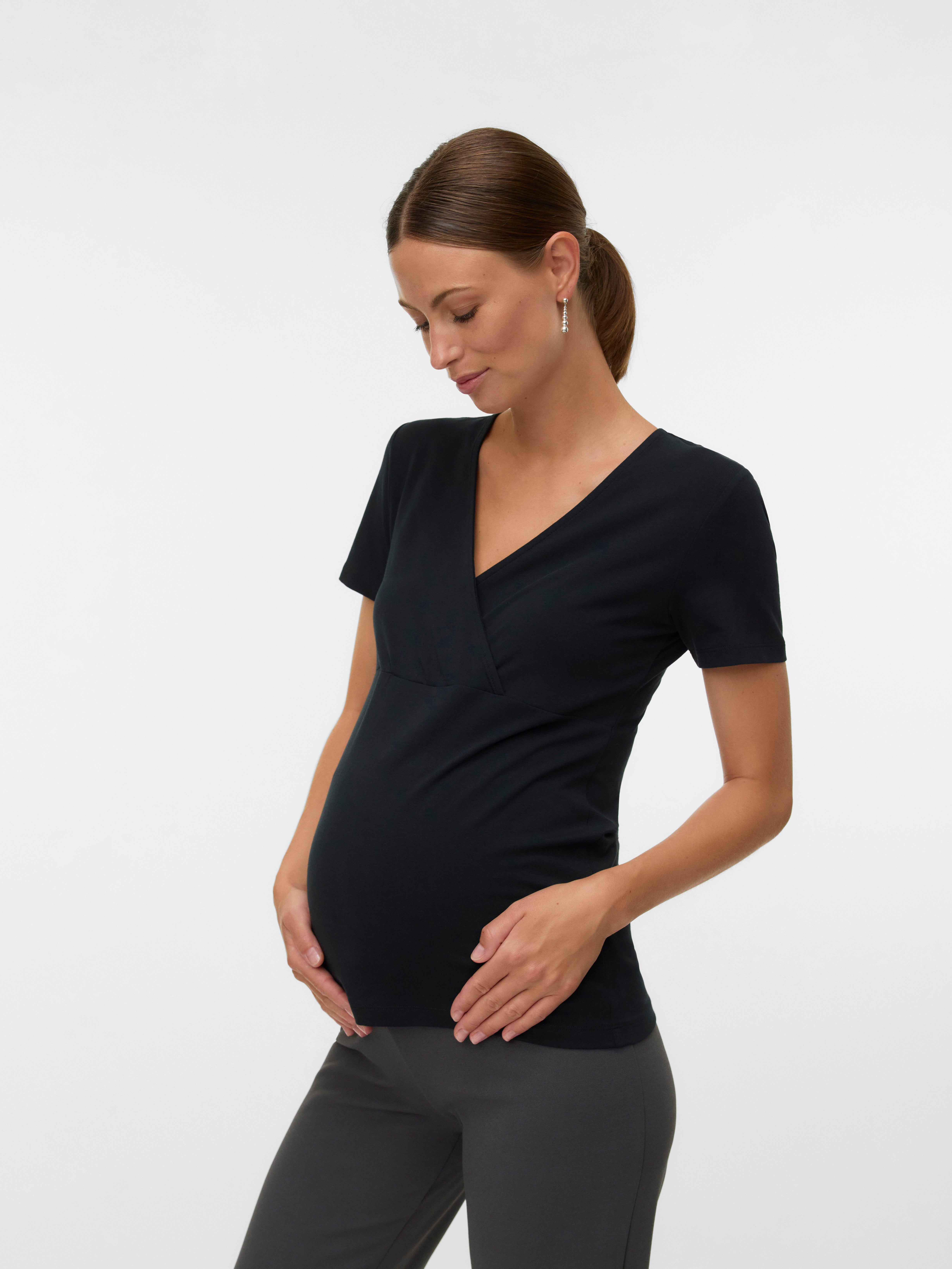 VERO MODA® Bodycon Fit V-Neck Top