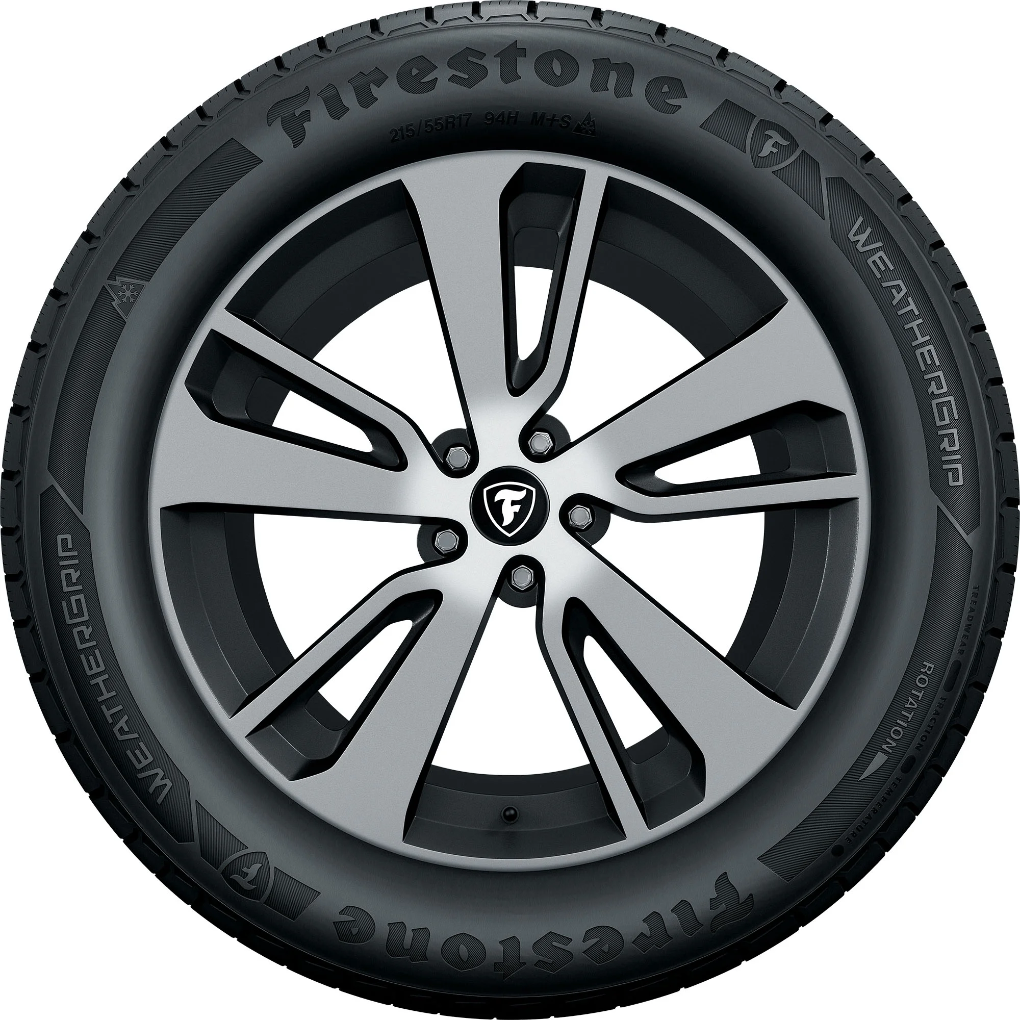 Firestone Weathergrip All-Weather 225/60R17 99H Passenger Tire