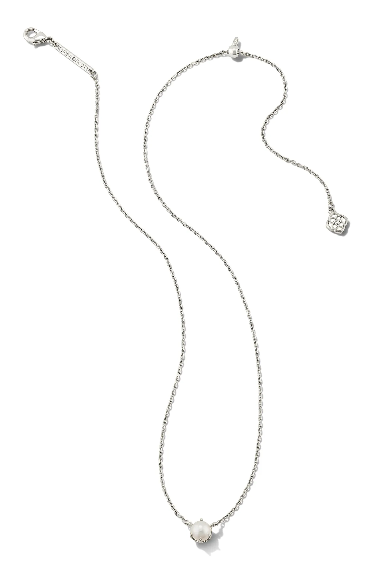 KENDRA SCOTT Ashton Silver Pendant Necklace Silver