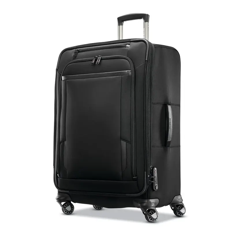 Black Pro Large Expandable Spinner Softside Luggage | 6302-EFBDI - SAMSONITE OUTLET