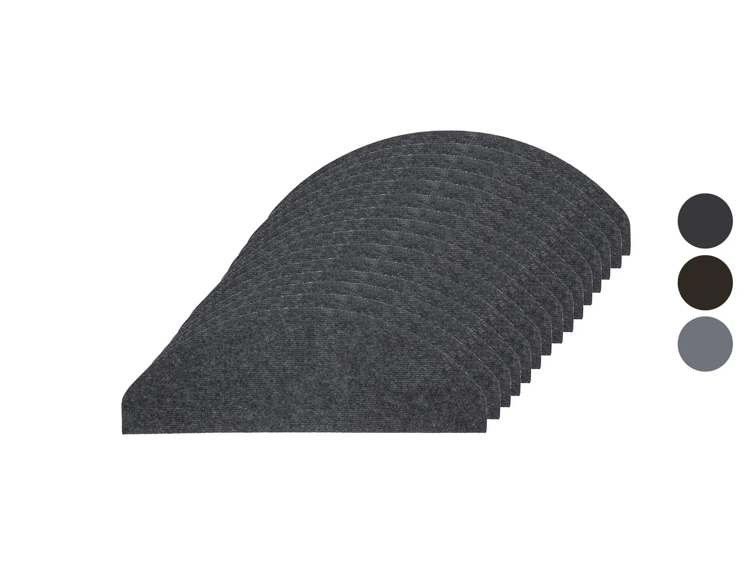 LIVARNO home Set de 15 tapis de marches d'escalier