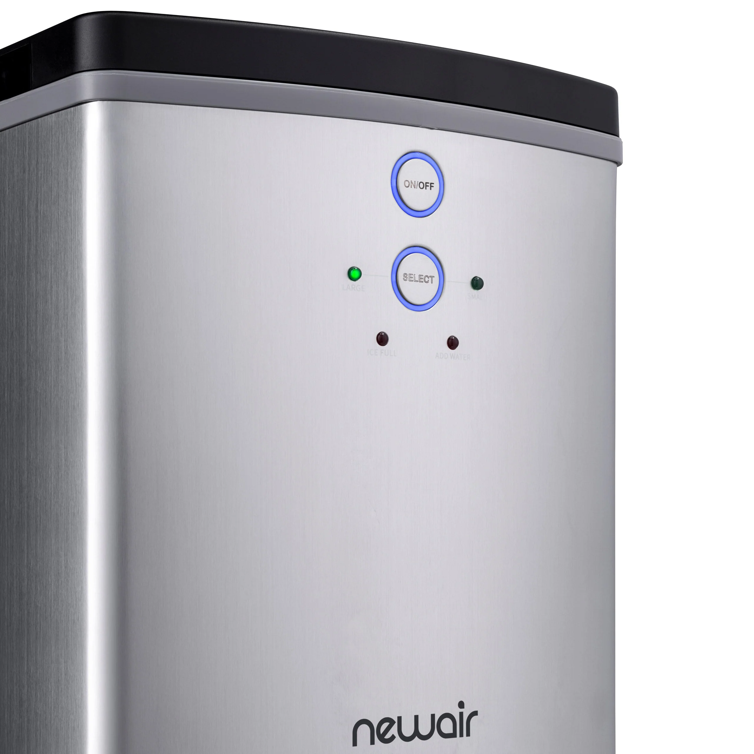 Newair Countertop Ice Maker. Bullet Ice, 33 lbs/day - Black