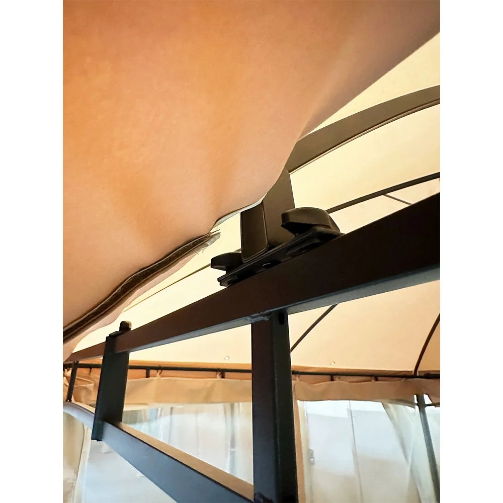 Garden Winds Replacement Canopy Top Cover Compatible with the Fab Based 10' x 12' Straight Leg Gazebo - Riplock 350
