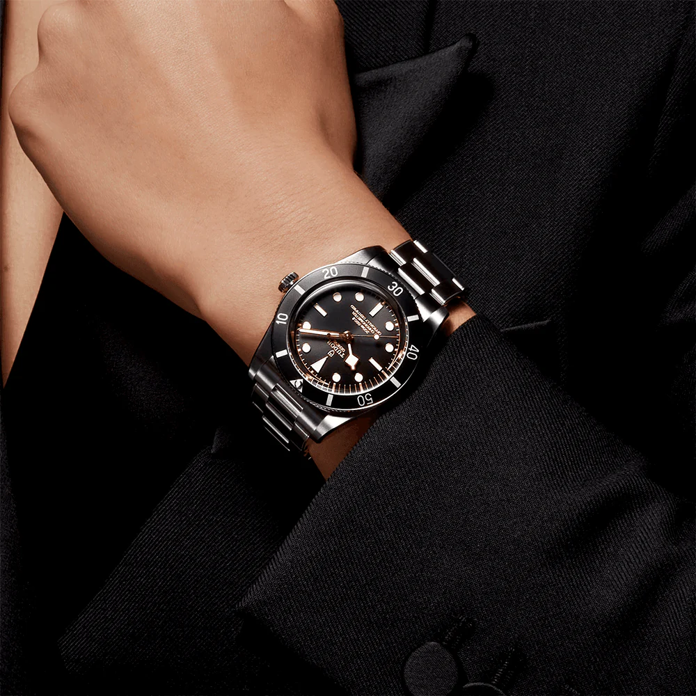 【Super Clone】TUDOR Black Bay 54 37mm Black Dial & Bezel Automatic Bracelet Watch M79000N-0001