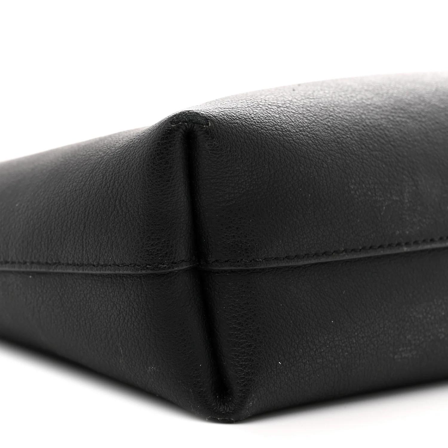 Calfskin Toy Shopping Tote Black