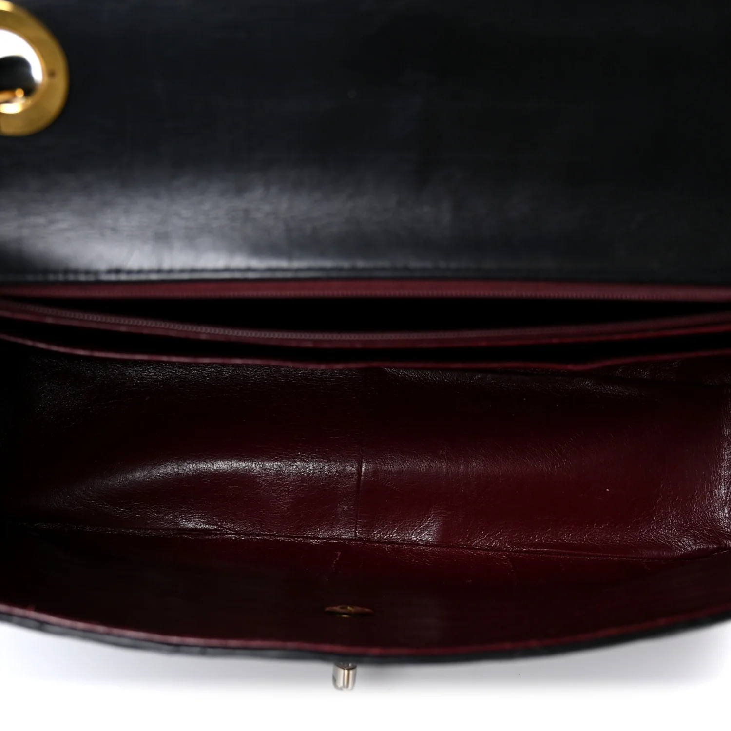 Lambskin Quilted XL Jumbo Single Flap Black