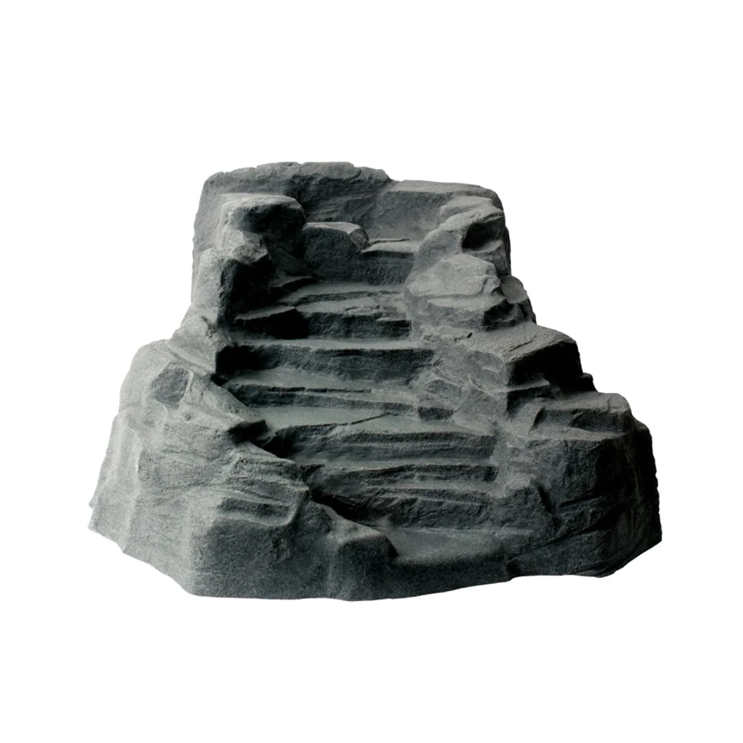 Decorative Pond Watercoarse, Tranquility Waterfall with Threaded Fitting, Charcoalstone - Image 3