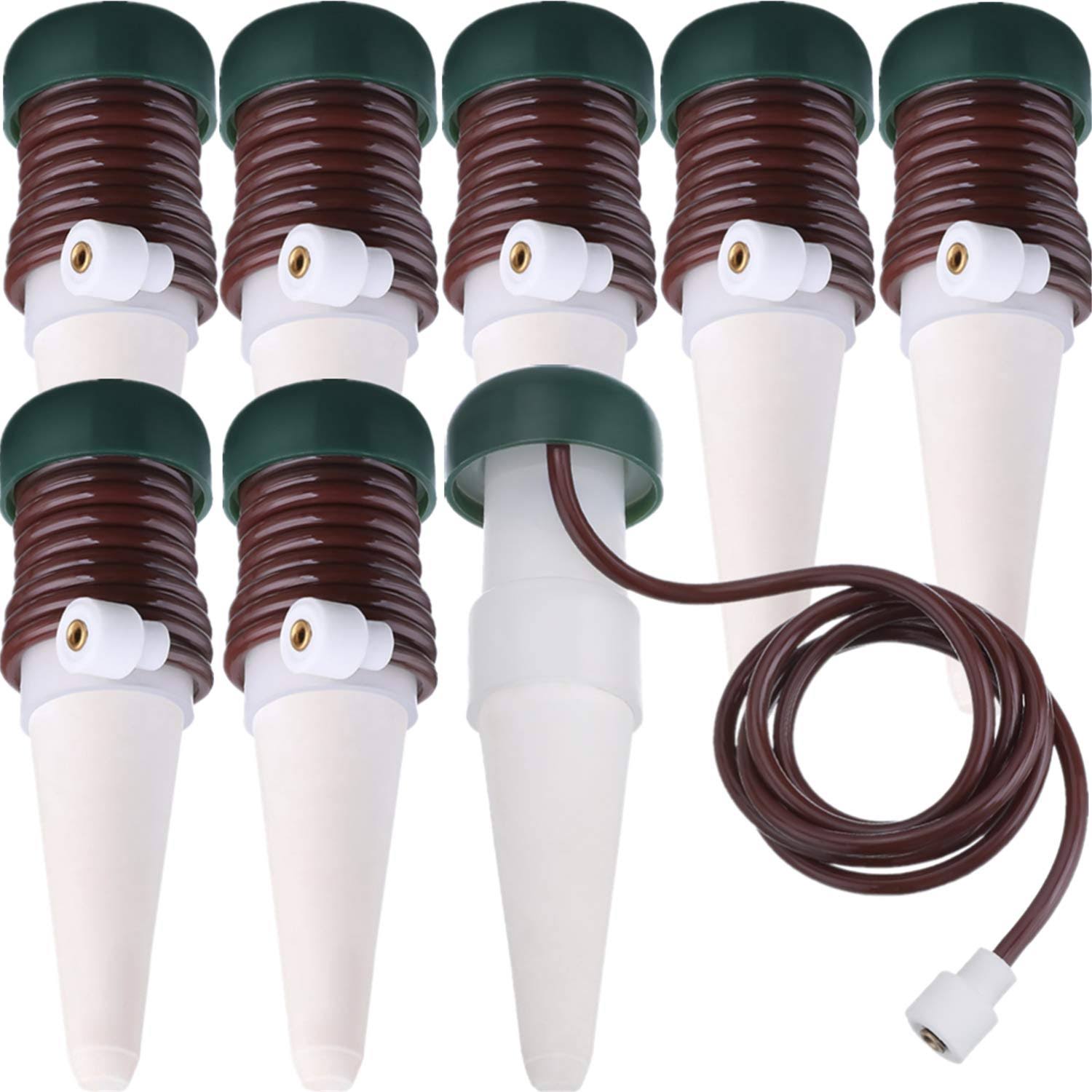 Hestya Watering Stakes Automatic Watering System Plant Self Drip Irrigation Slow Release for Indoor or Outdoor Houseplants (8)