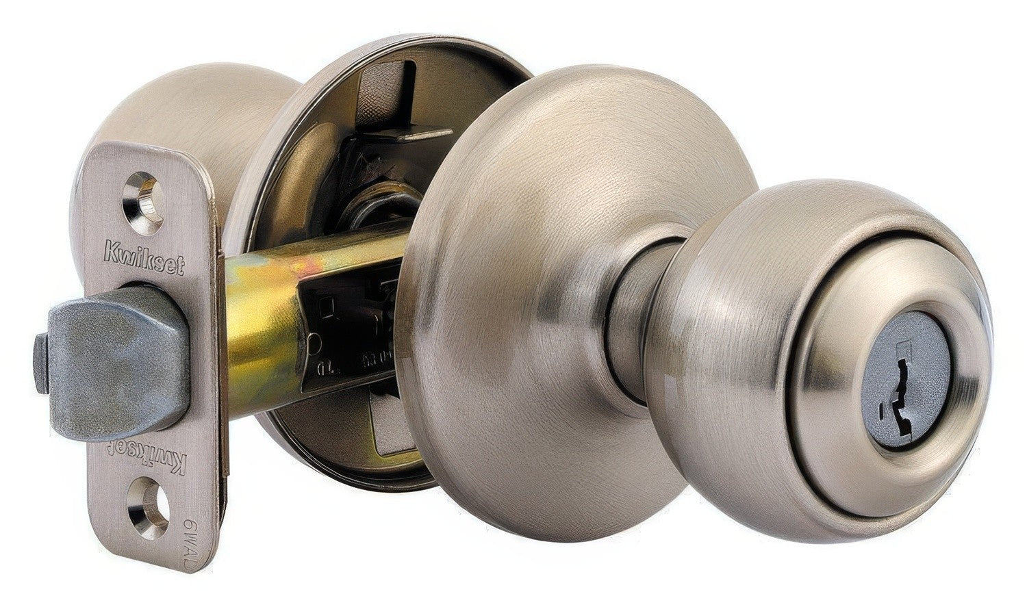 Kwikset 400P-S Polo Single Cylinder Keyed Entry Knob - TA Screen Specialist, Inc.