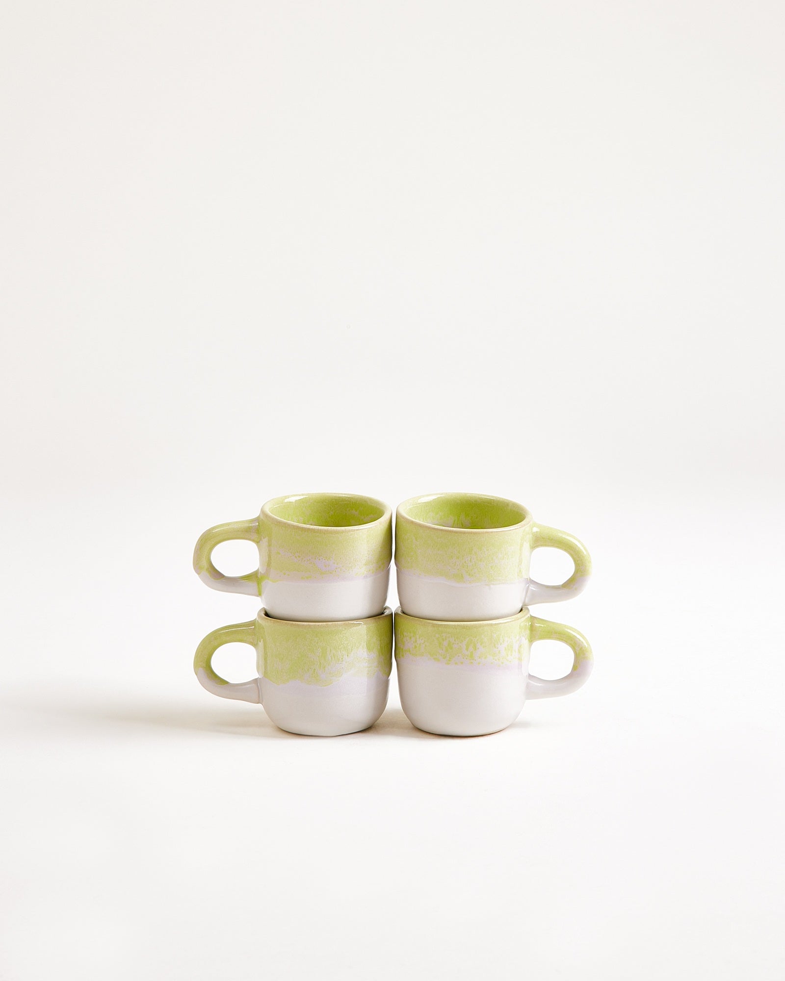 COIMBRA - ESPRESSO MUG LIME SET OF 4
