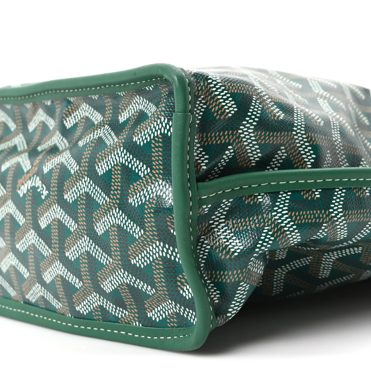 Goyardine Reversible Mini Anjou Green