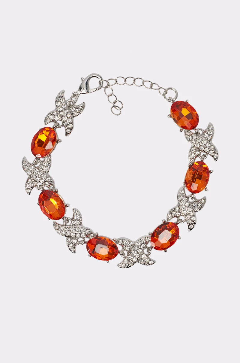 ORANGE YA GLAD LINK BRACELET - Akira Store