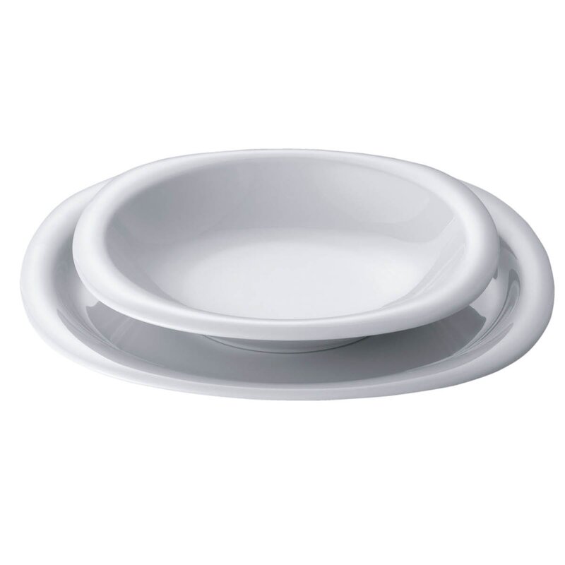 Suomi dyp tallerken 23 cm hvit