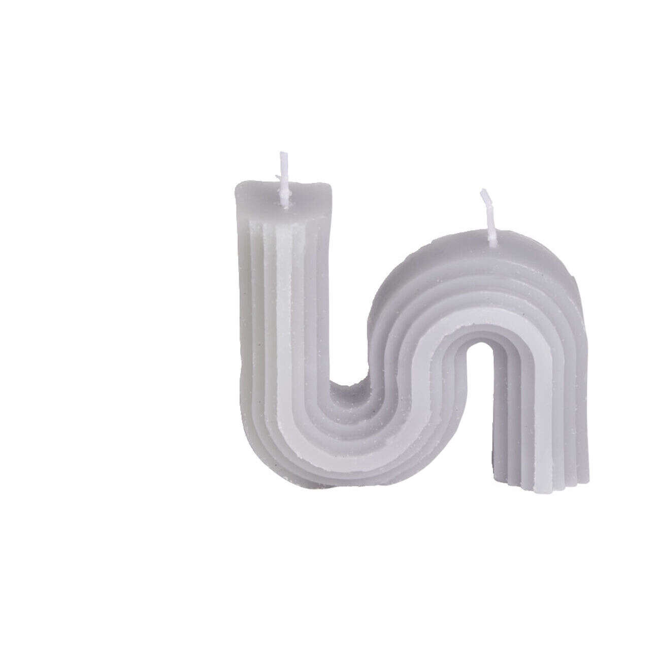 Bougie forme géométrique 9x2xH8cm