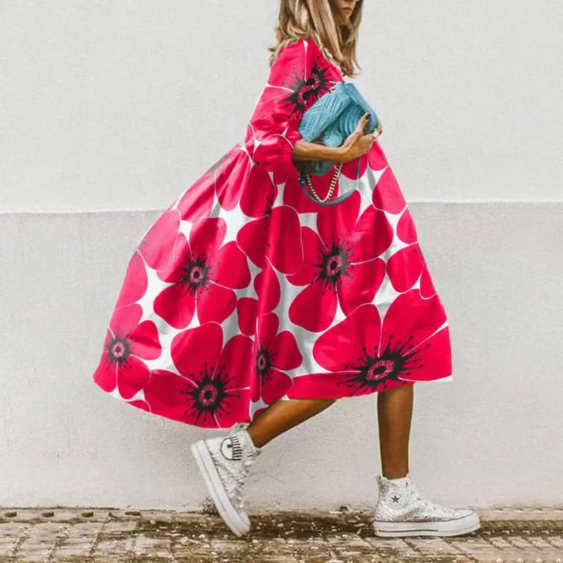 Robe d'été élégante pour femme en tissu léger et respirant - Style moderne