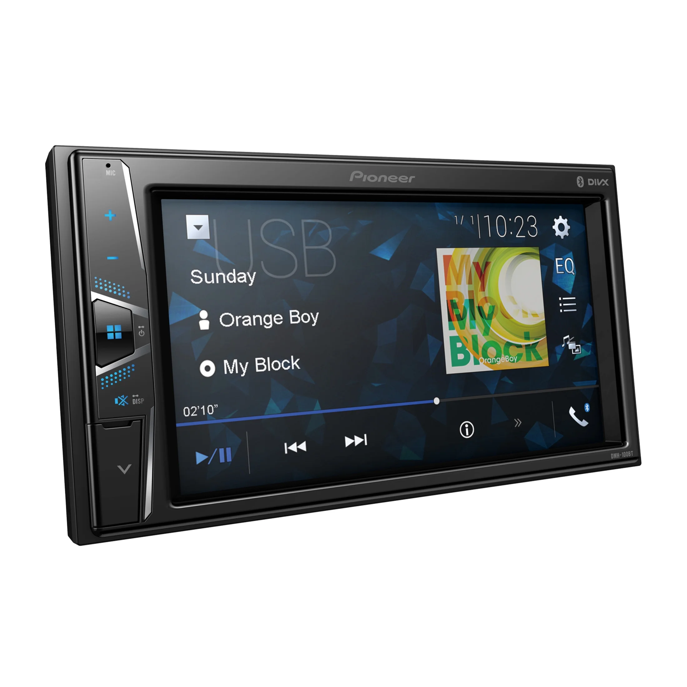 DMH-100BT 6.2" WVGA Display, Built-in Bluetooth Digital Media Receiver - Image 2