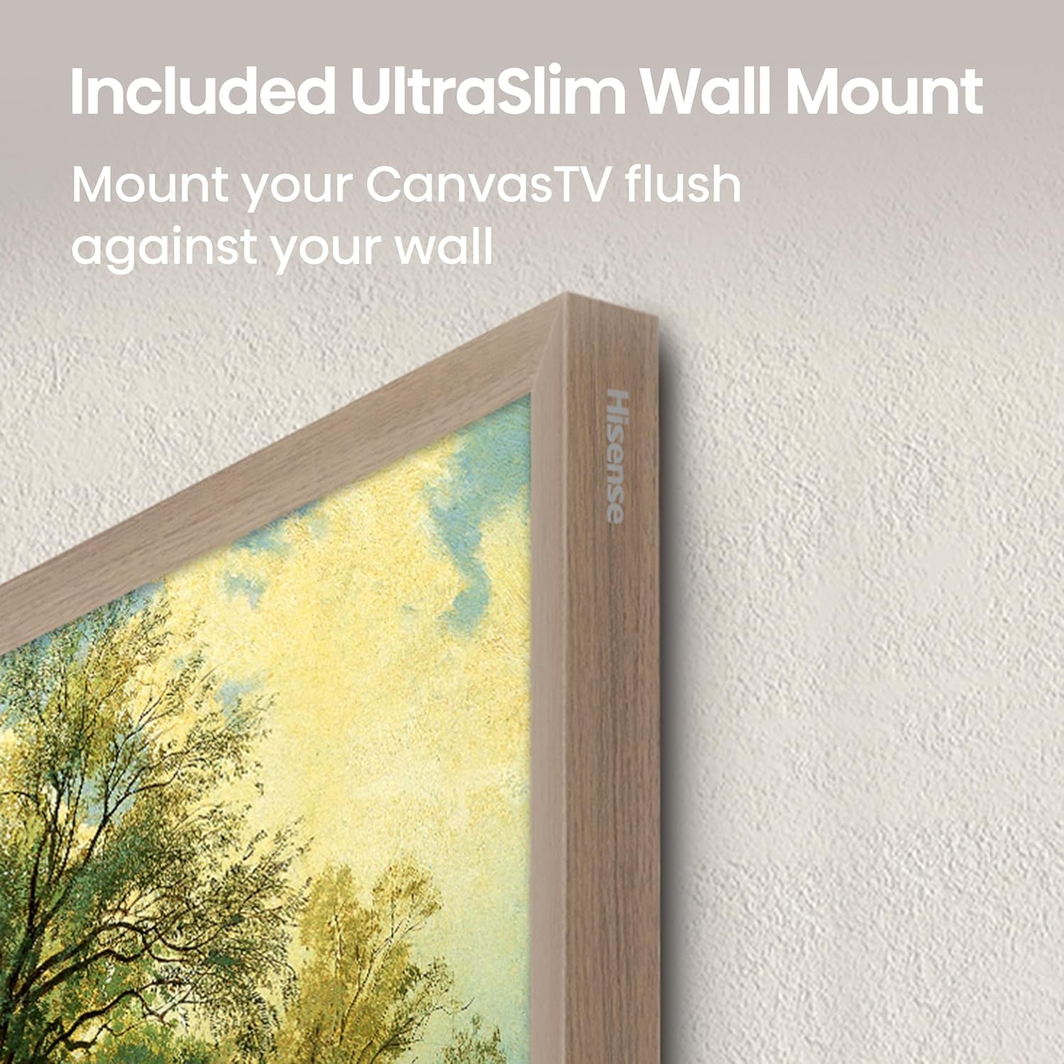 Hisense 65-Inch Class QLED 4K S7N CanvasTV™ Series Dolby Vision HDR Google Smart TV (65S7N) - 144Hz  Art Mode  Anti-Glare Panel  Hi-Matte Display  Frame & UltraSlim Wall Mount Included