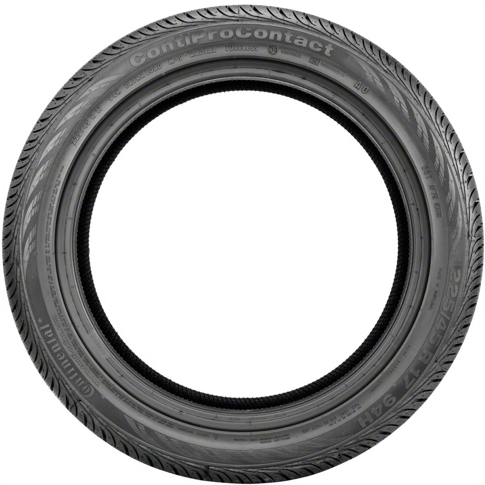 Set of 4 Continental Contiprocontact 235/55R17 99H Tires