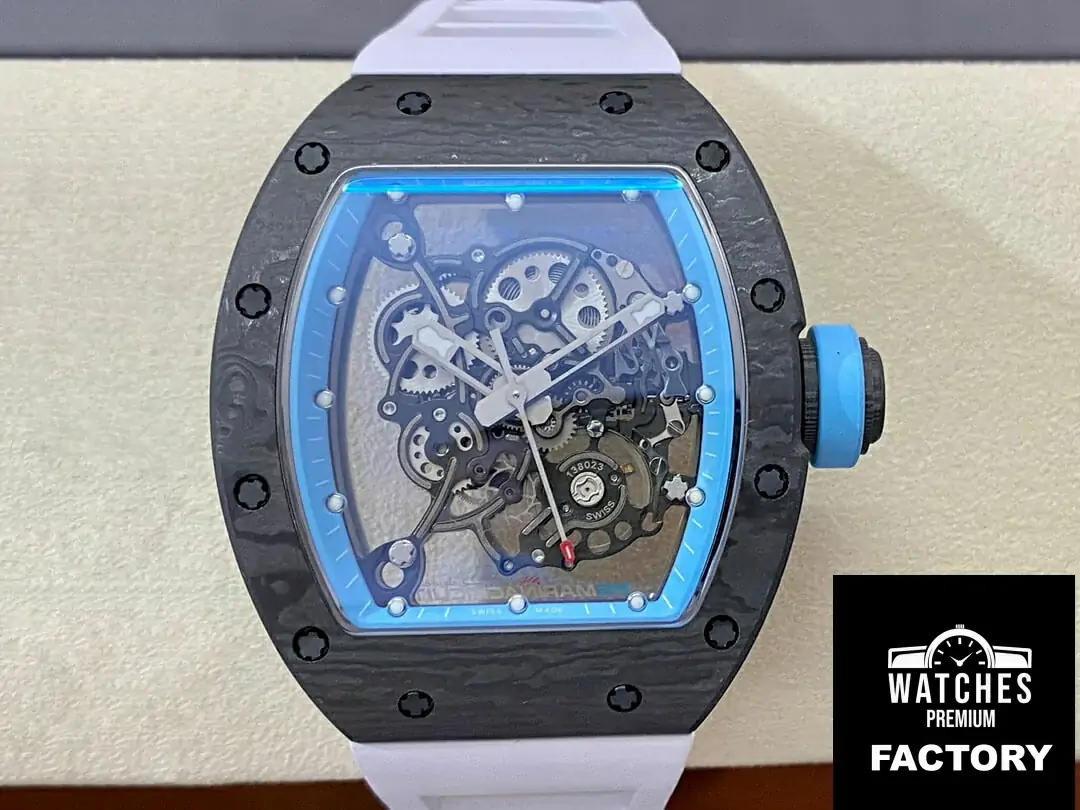 Richard Mille RM-055 BBR Factory Carbon Fiber Bezel