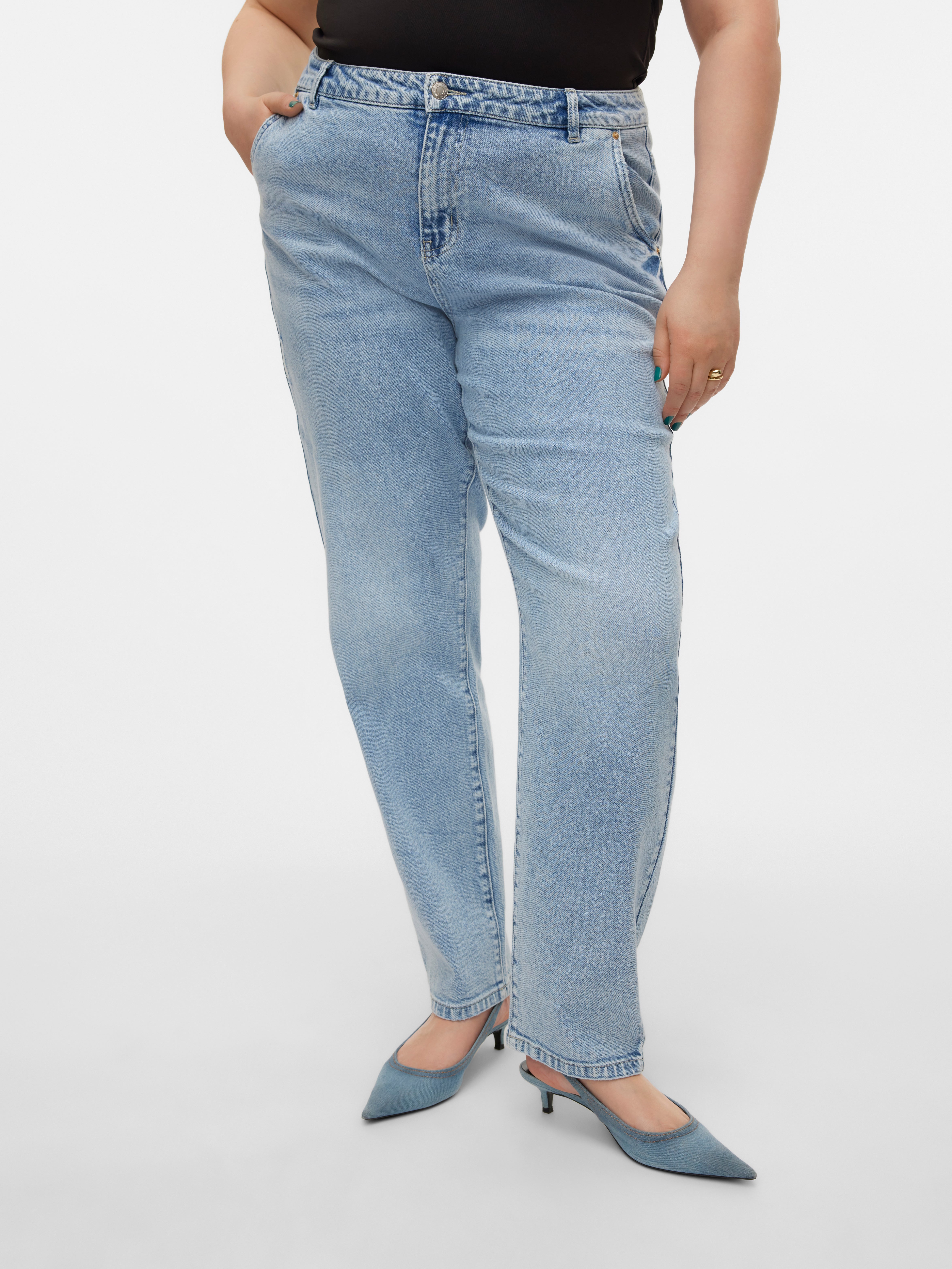 VERO MODA® VMCISA High rise Mom Fit Jeans