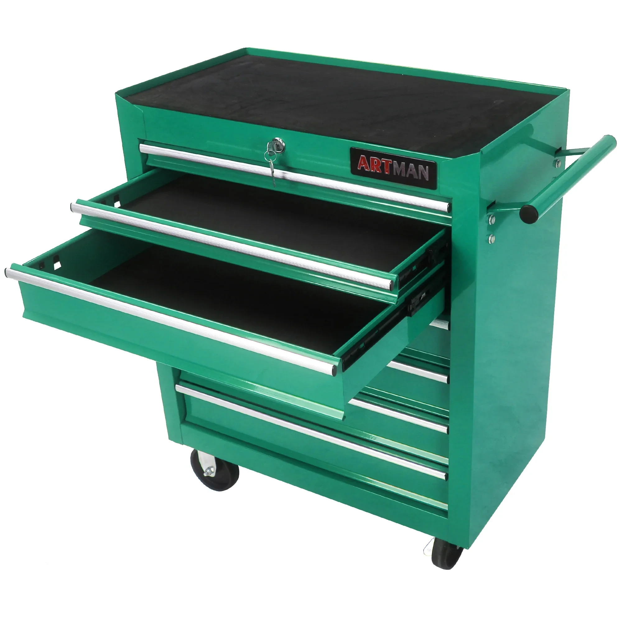 ARTMAN 7 Drawer Tool Rolling Storage Cart ,Tool Boxes Tool Chest with Wheels and Drawers for Garage Workshop Warehouse
