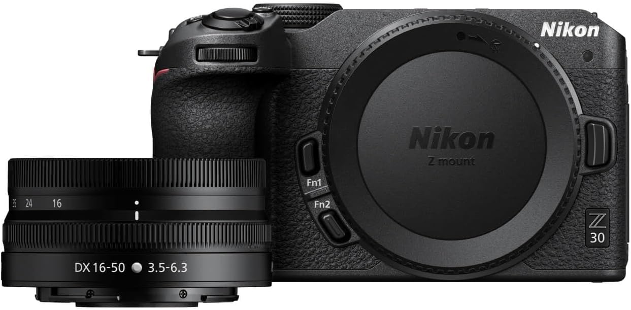 Nikon Z 30 with Wide-Angle Zoom Lens | Our most compact  lightweight mirrorless stills/video camera with 16-50mm zoom lens | Nikon USA Model
