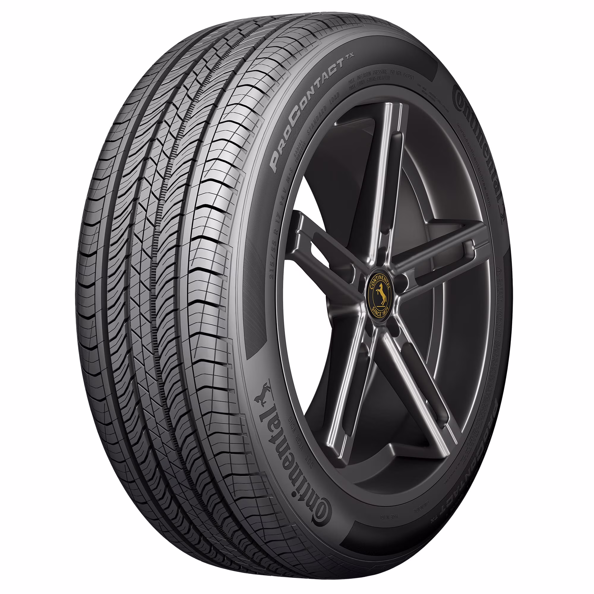 Continental Procontact TX All-Season 215/50R17 91H Passenger Tire