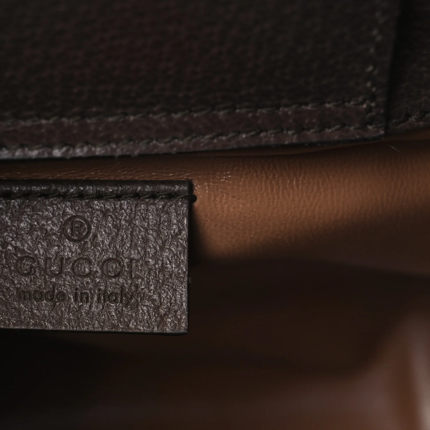 Monogram Jumbo GG Textured Dollar Calfskin Mini Diana Tote Bag Camel Ebony New Acero
