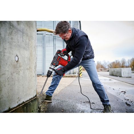 Einhell Marteau perforateur TE-RH 40/15 3F +2 (1050 W, mécanisme de frappe pneumatique, force de frappe 15 J, anti-vibrations, mandrin SDS max, vendu avec burin plat et burin pointu) — vue 4