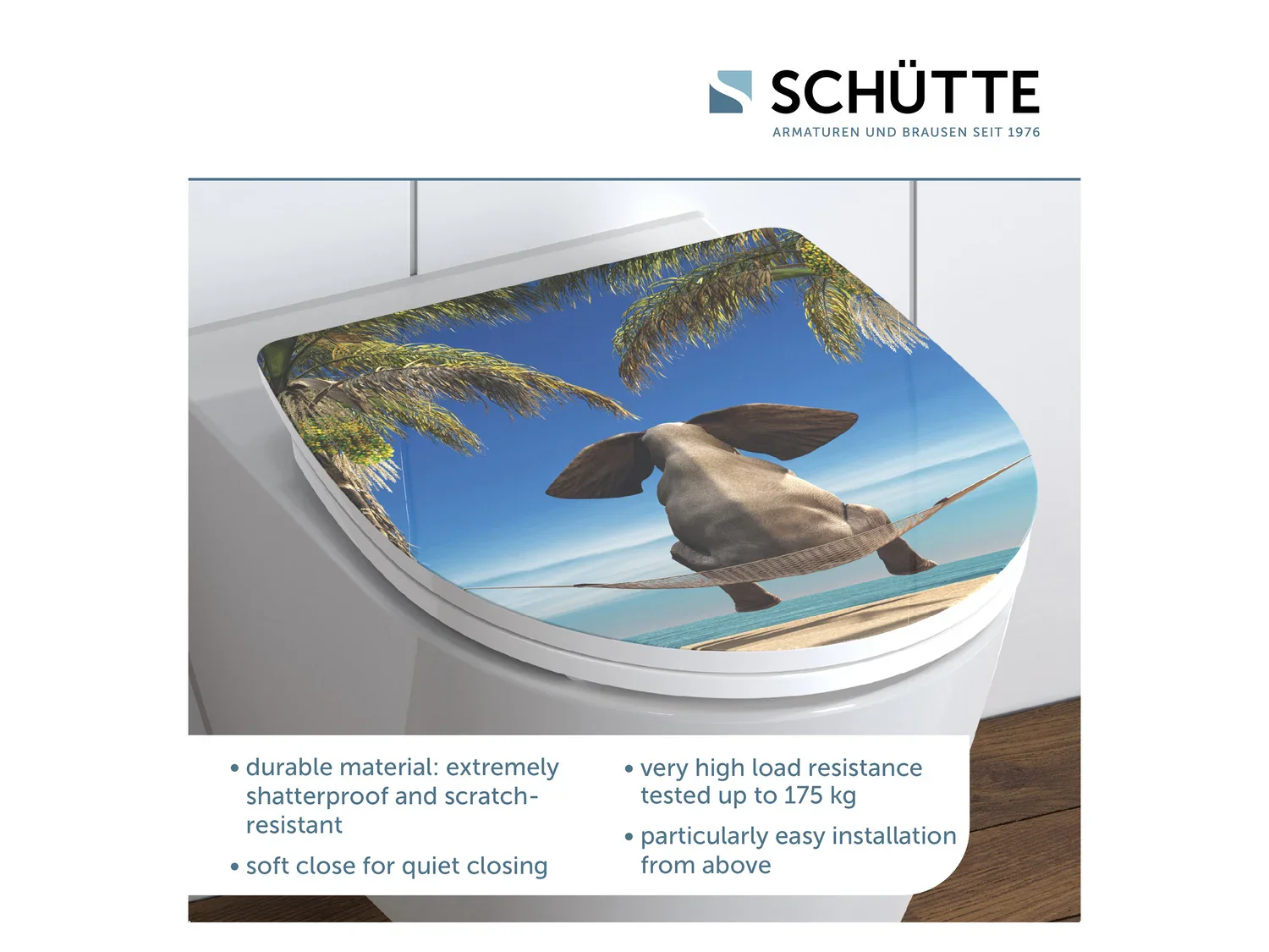 Schtte Abattant WC High Gloss, avec fermeture en douceur