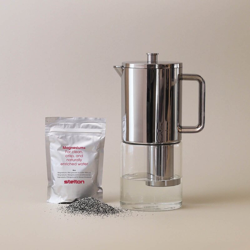 Brus magnesium+ filtergranulat 3 stk svart/hvit