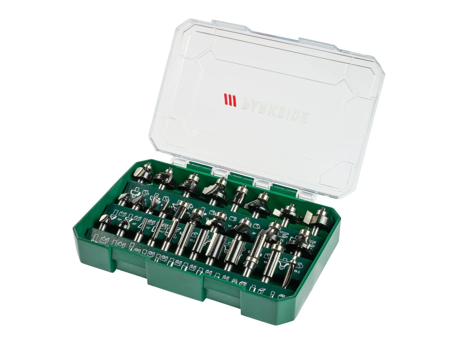 PARKSIDE Set d'embouts de fraisage PFB 30 A1, 30 pices