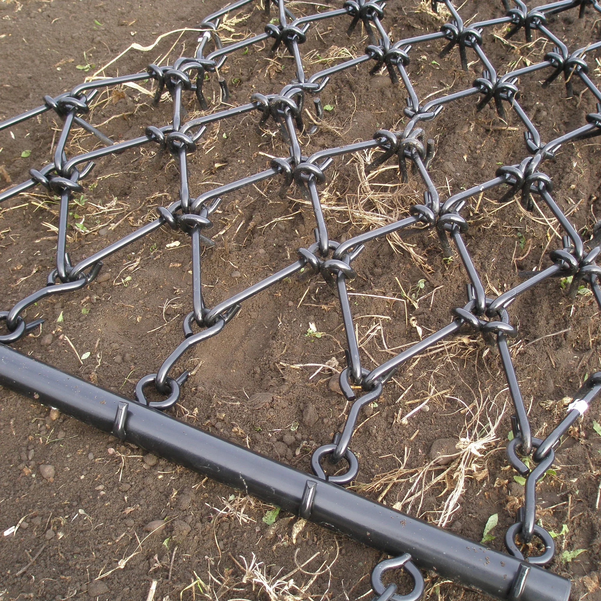 4'x4' Steel Drag Rake Field Leveling Harrow with 1/2" Teeth(48 in/4 in) - Image 2