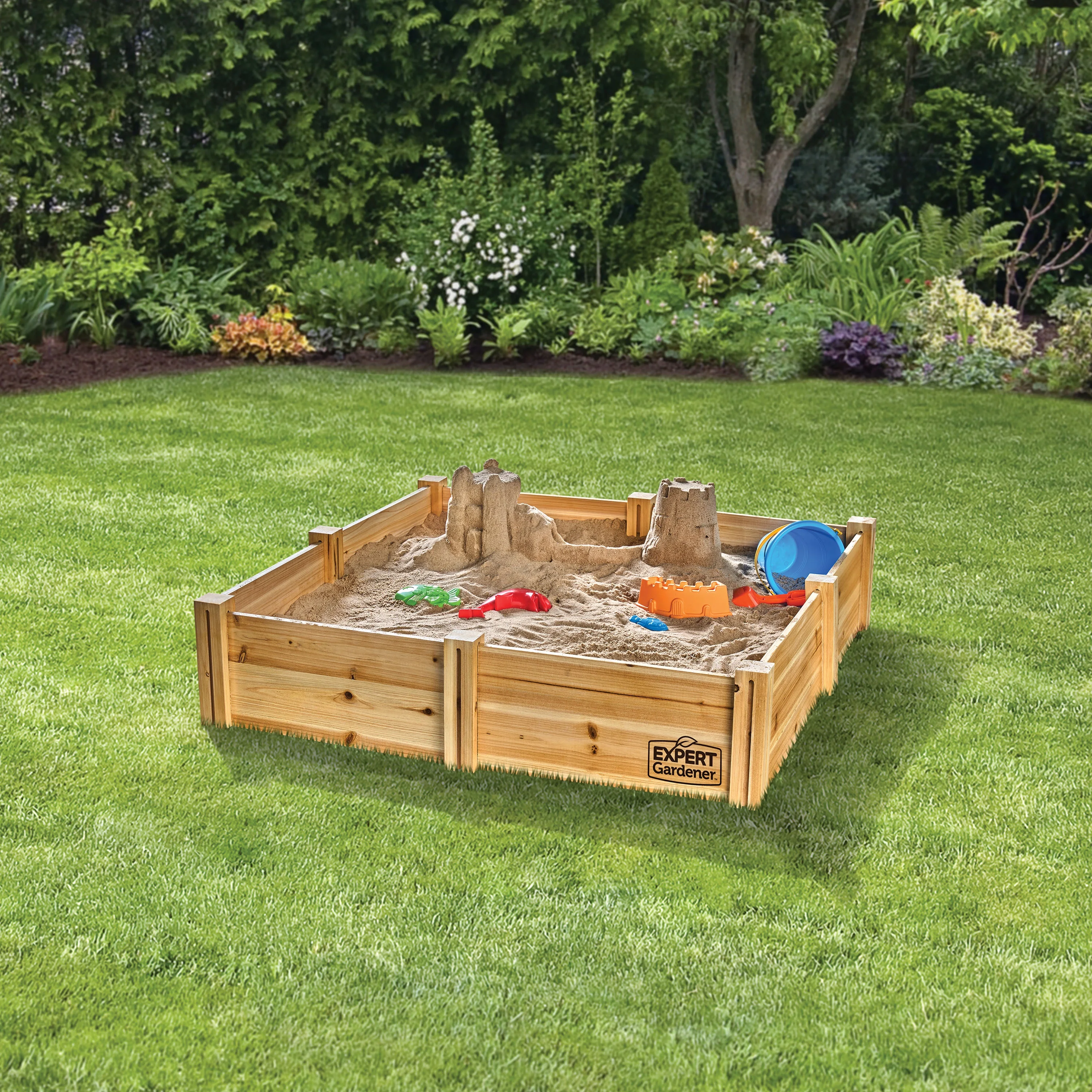 Outdoor Wood Garden Bed, 7.4 ft L x 2 ft W x 10.6 in H - Image 8