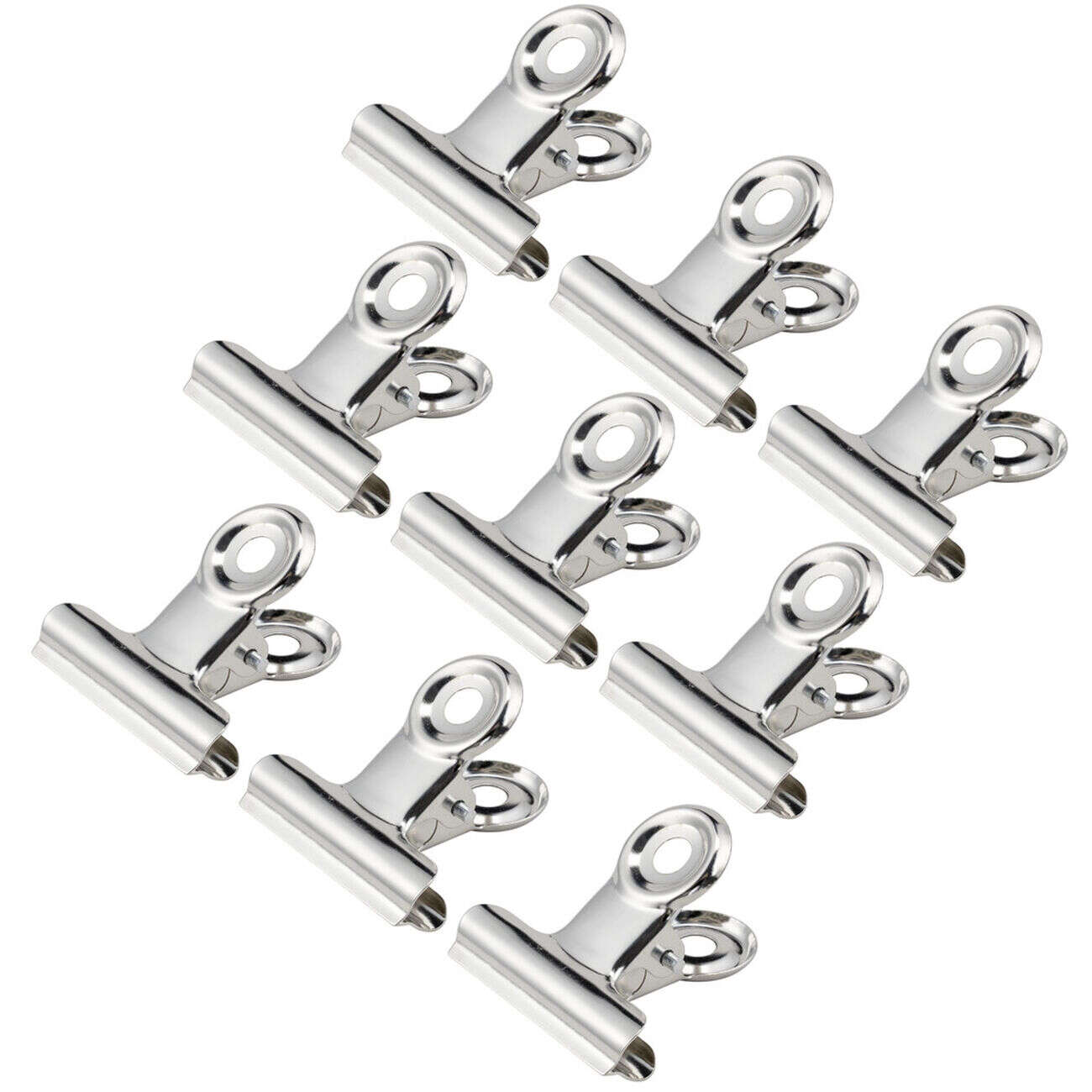 Lot de 9 clips en métal 8,5x2xH14,5cm
