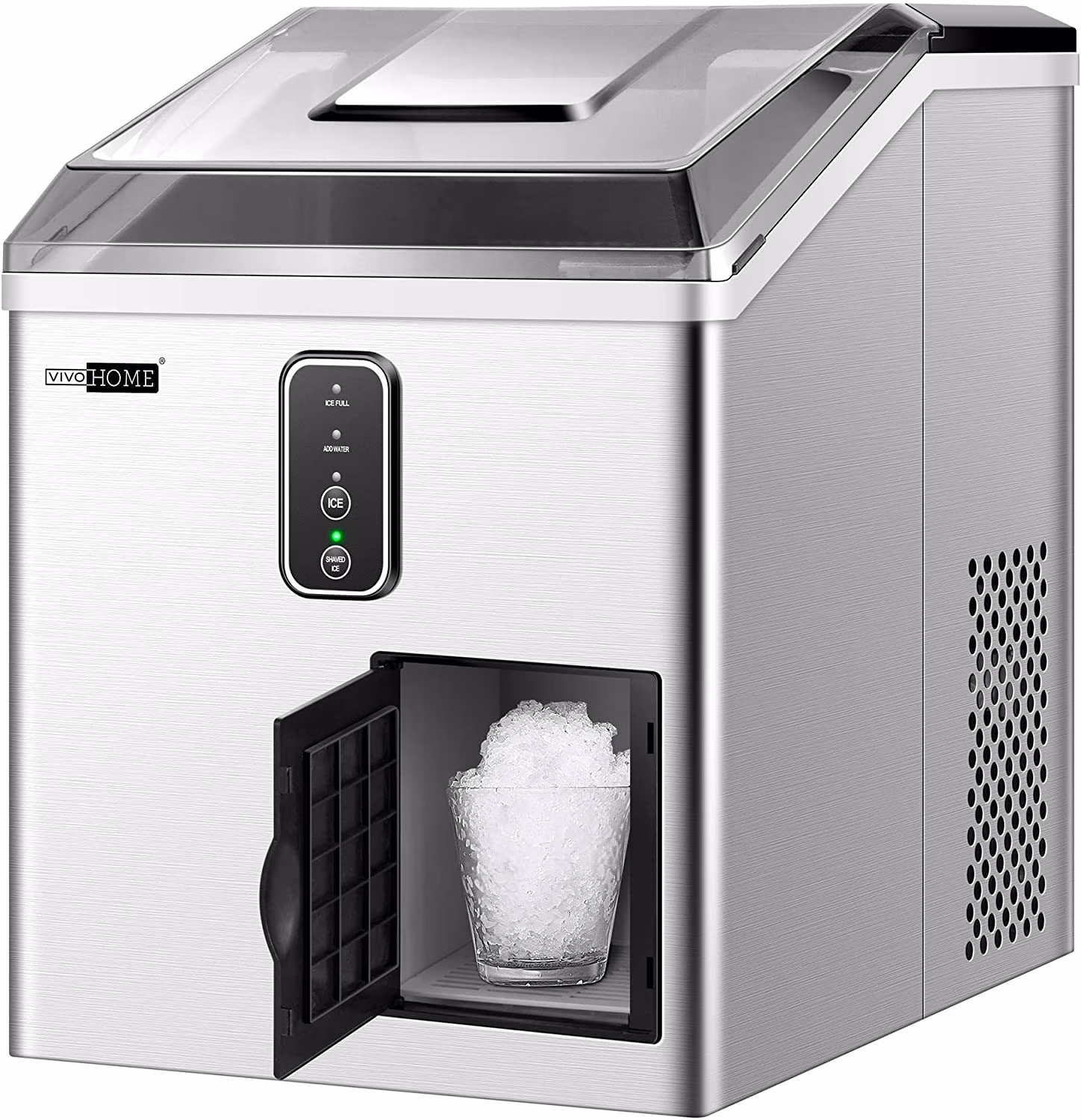 2 in 1 Countertop Ice Maker Ice Shaver Machine, 33lbs/Day(33lbs/day)