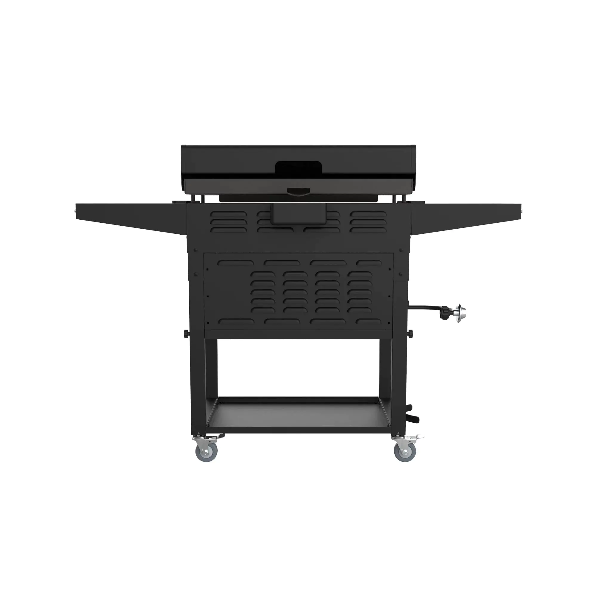 Plaque de cuisson Blackstone à 2 brûleurs de 71 cm (28 po) avec friteuse à air électrique et hotte en liquidation