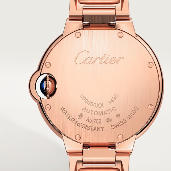 [Super Clone]BALLON BLEU Diamond Rose Gold 33mm
