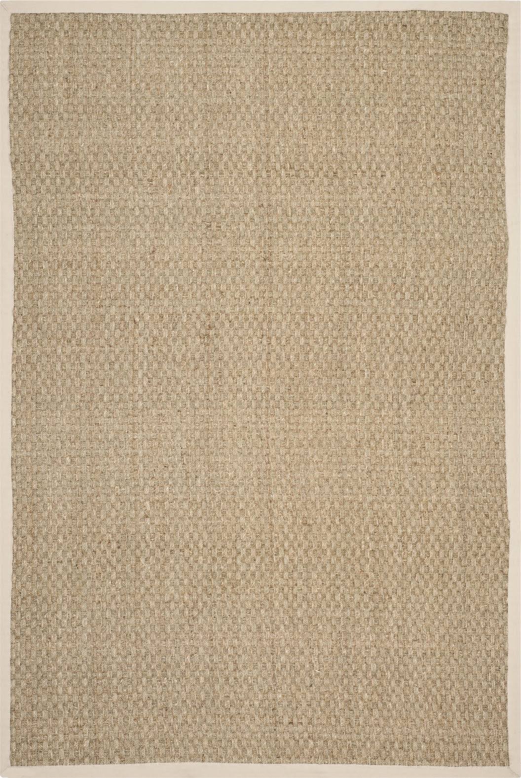 Safavieh Natural Fiber Square Area Rug Natural & Ivory - 4 x 4 ft.