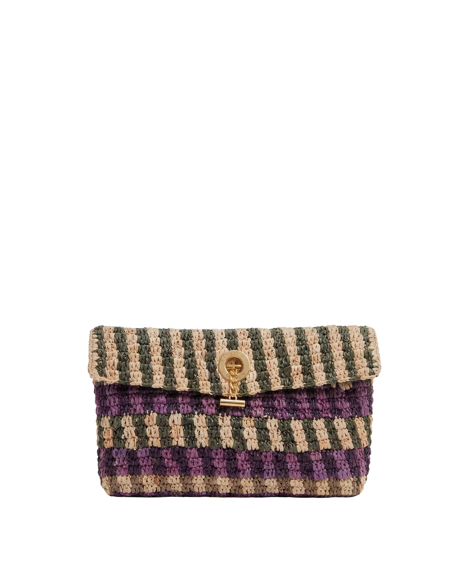 Raffia Anchor Clutch