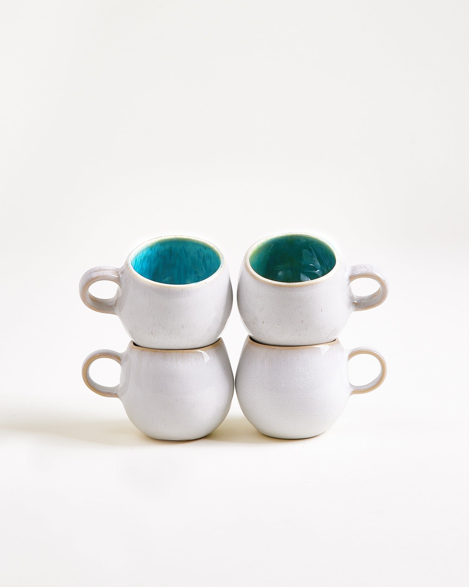 AREIA - ESPRESSO MUG AQUA SET OF 4