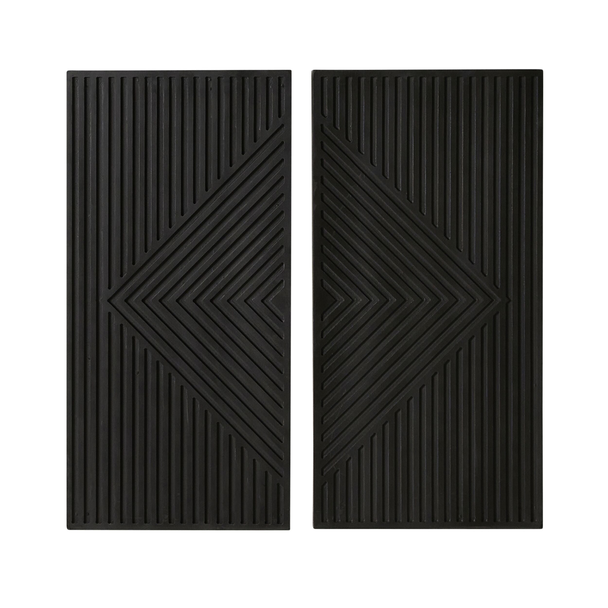 Zanzibar Diamond Wooden Wall Hanging 91cm