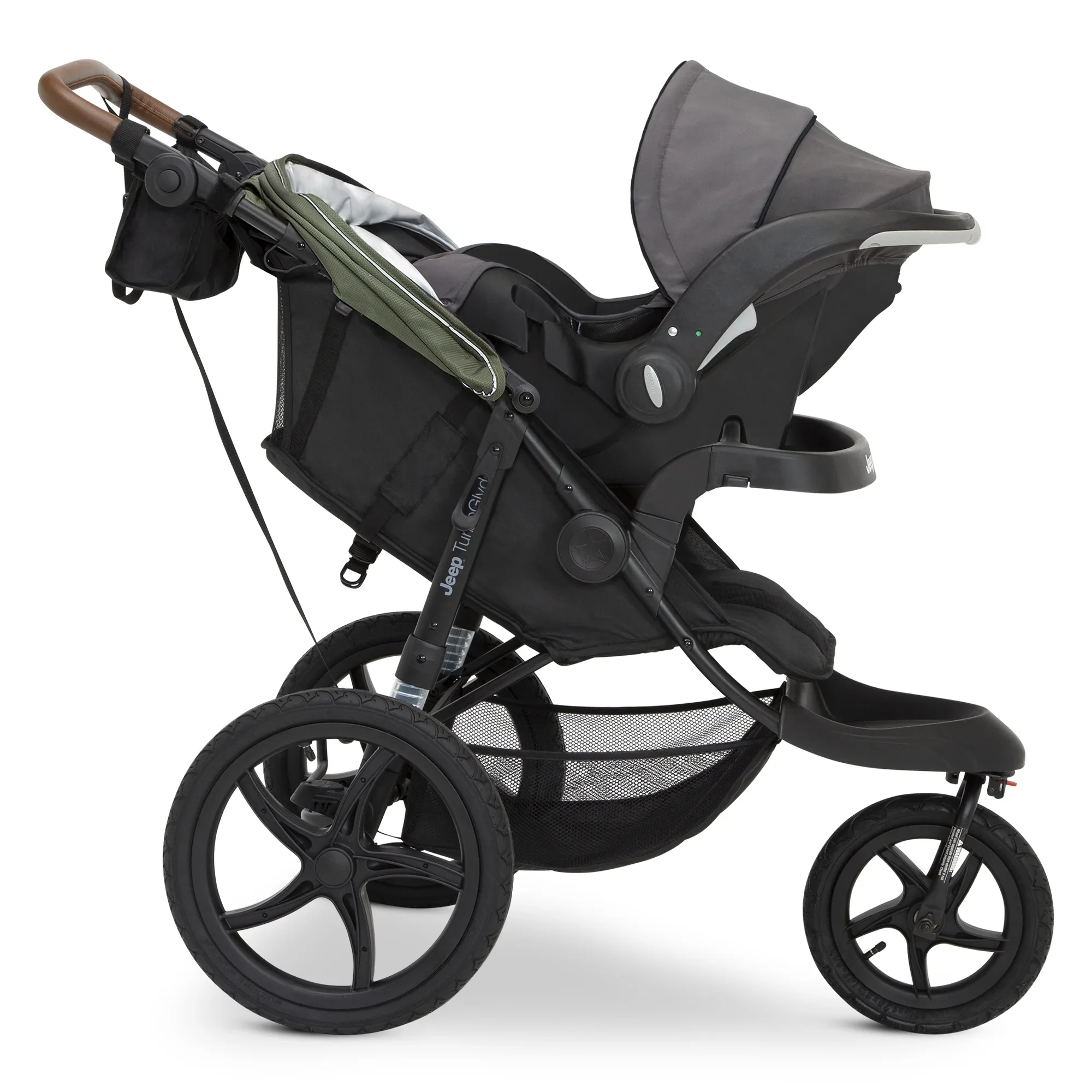 Jeep TurboGlyde Jogging Stroller by Delta Children, Black