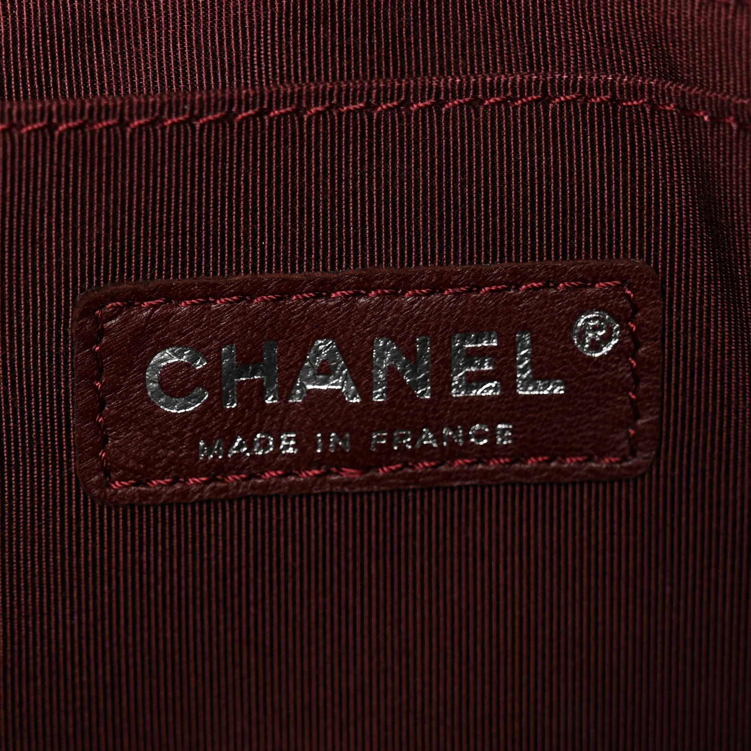 Patent Quilted Secret Label Medium Flap Black
